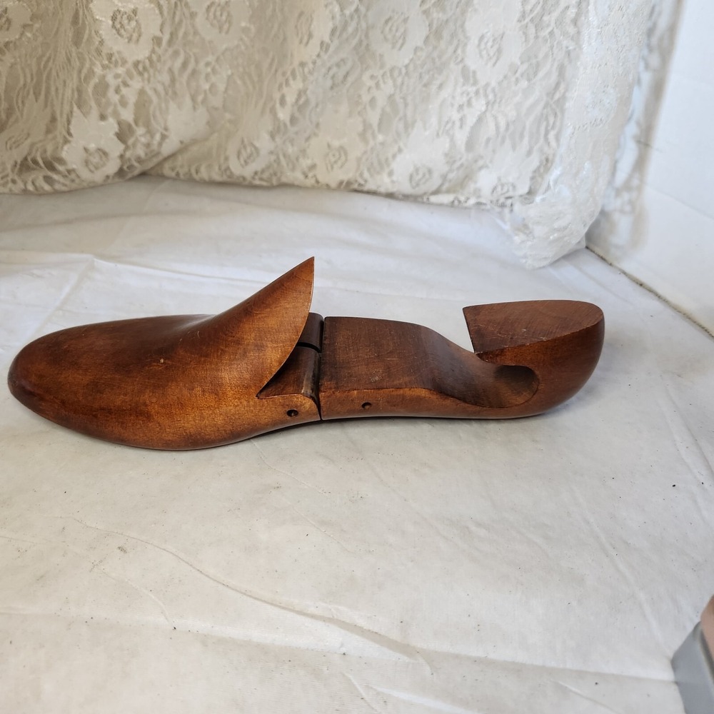 Vintage Wooden Shoe Tree Shaper‎ Stretchers Right Foot 8C 177x 5615